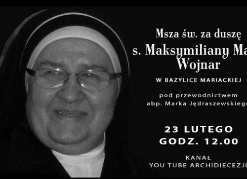 Transmisja z pogrzebu śp. siostry Maksymiliany Wojnar