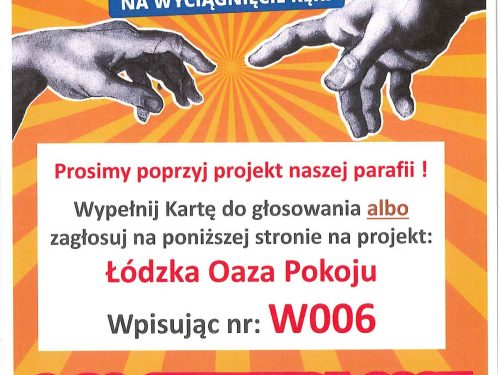 Informacja od księdza dziekana w sprawie Budżetu Obywatelskiego