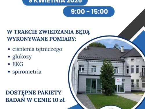 Zaproszenie na zwiedzanie szpitala